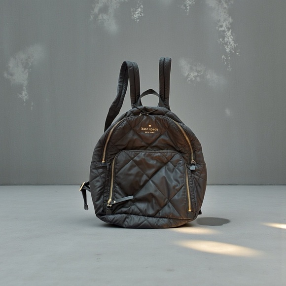 Kate Spade Quilted Black Backpack main image 5